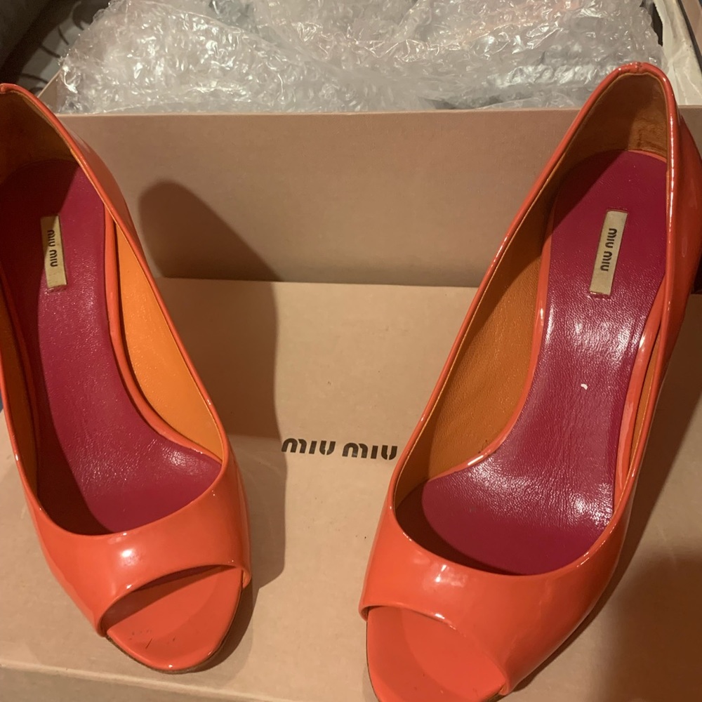 Miu Miu Open Toe Sandal With Box - image 2